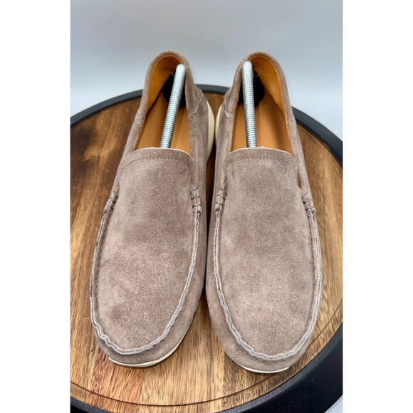 OLUKAI Ka\'a Loafer Men\'s 12 Gray Suede Leather Slip On Shoes Casual New (Other) main image 5